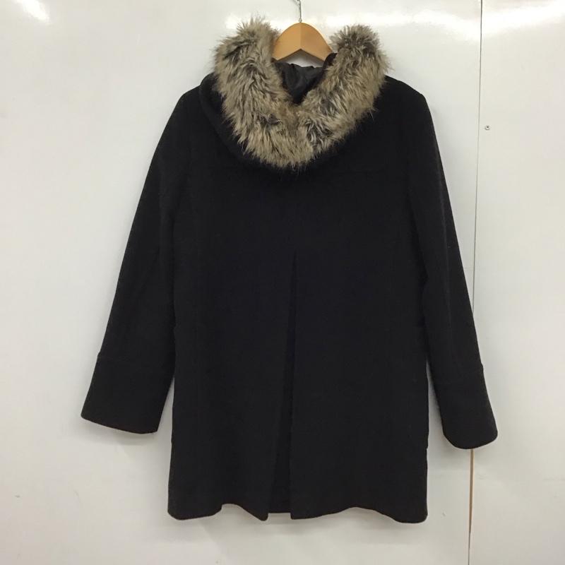 ランズエンド LANDS END コート コート一般 ロングコート ジャケット アウター 無地 紺 / ネイビー /  レディース USED 古着 中古 10149422