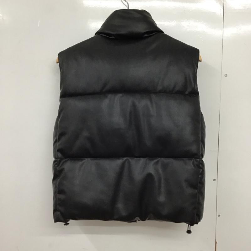ザラ ZARA ベスト ベスト ダウンベスト ノースリーブ 前ボタン S 無地 黒 / ブラック /  レディース USED 古着 中古 10149423
