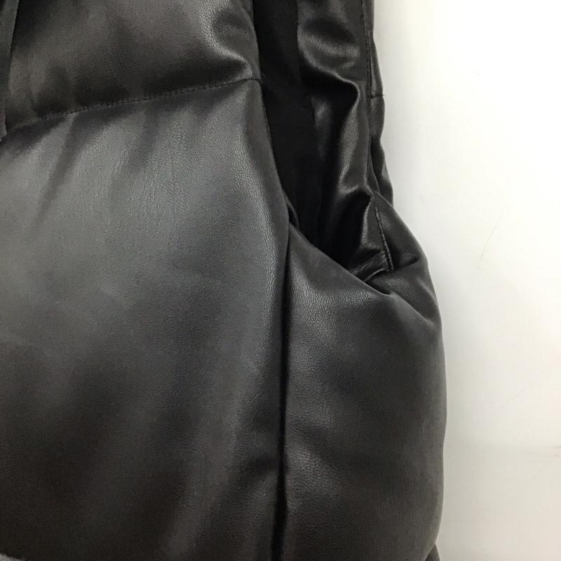 ザラ ZARA ベスト ベスト ダウンベスト ノースリーブ 前ボタン S 無地 黒 / ブラック /  レディース USED 古着 中古 10149423