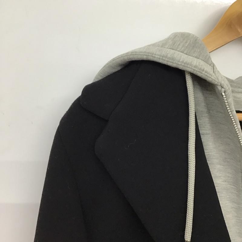 ザラ ZARA ジャケット、上着 ジャケット、ブレザー ロングジャケット アウター ドッキングジャケット M 無地 黒 / ブラック / X 灰 / グレー /  レディース USED 古着 中古 10149424