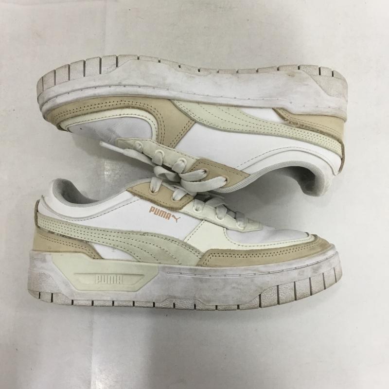 プーマ PUMA スニーカー スニーカー 392733-08 CALI DREAM PASTEL WNS 23cm 23.0cm ロゴ、文字 白 / ホワイト / X ベージュ / ベージュ /  レディース USED 古着 中古 10149434