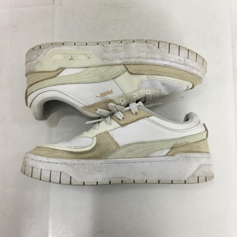 プーマ PUMA スニーカー スニーカー 392733-08 CALI DREAM PASTEL WNS 23cm 23.0cm ロゴ、文字 白 / ホワイト / X ベージュ / ベージュ /  レディース USED 古着 中古 10149434