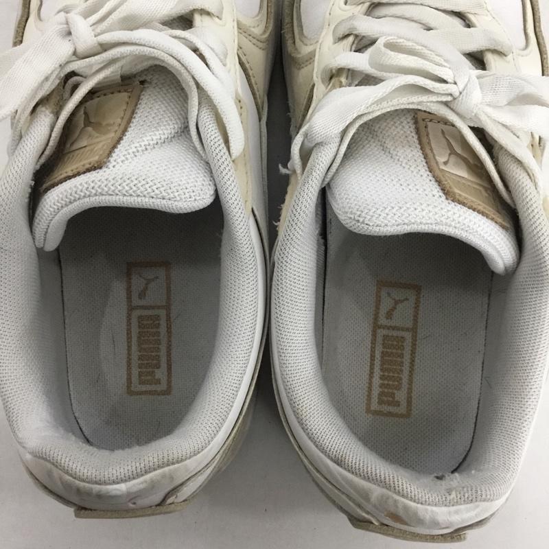 プーマ PUMA スニーカー スニーカー 392733-08 CALI DREAM PASTEL WNS 23cm 23.0cm ロゴ、文字 白 / ホワイト / X ベージュ / ベージュ /  レディース USED 古着 中古 10149434