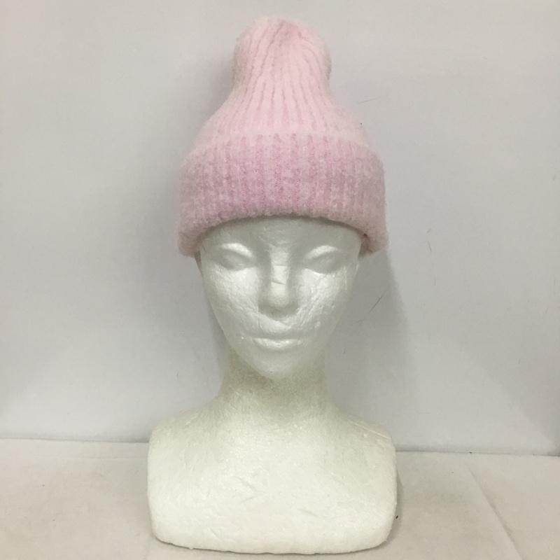 スナイデル SNIDEL 帽子 ニット帽 SWGH235645 ニットキャップ ONE SIZE 無地 桃 / ピンク /  レディース USED 古着 中古 10149446