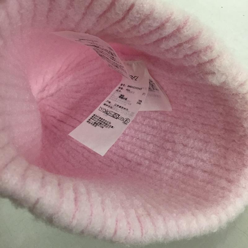スナイデル SNIDEL 帽子 ニット帽 SWGH235645 ニットキャップ ONE SIZE 無地 桃 / ピンク /  レディース USED 古着 中古 10149446