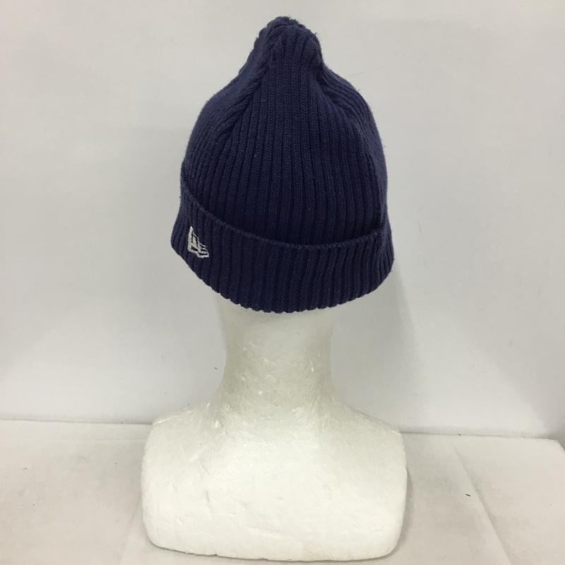 ニューエラ NEW ERA 帽子 ニット帽 ONE SIZE ロゴ、文字 紺 / ネイビー /  メンズ USED 古着 中古 10149447