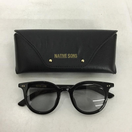 ネイティブ サンズ NATIVE SONS めがね・サングラス サングラス Clayton ケース付き 無地 黒 / ブラック /  メンズ USED 古着 中古 10149461