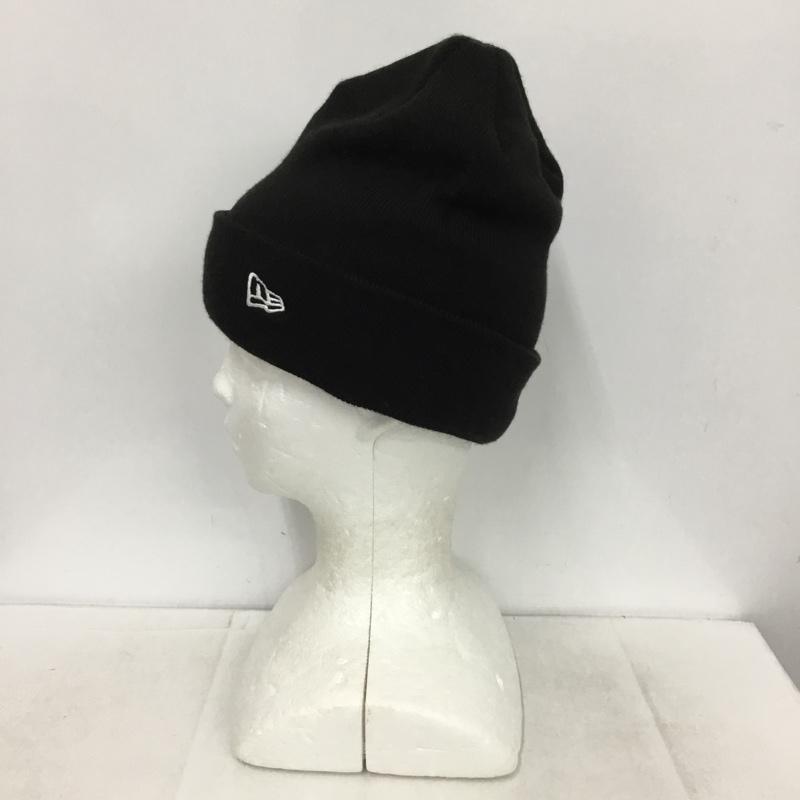 ニューエラ NEW ERA 帽子 ニット帽 MoMA ビーニー ロゴ、文字 黒 / ブラック /  メンズ USED 古着 中古 10149473