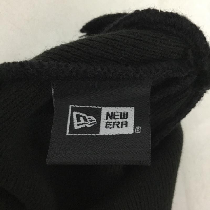 ニューエラ NEW ERA 帽子 ニット帽 MoMA ビーニー ロゴ、文字 黒 / ブラック /  メンズ USED 古着 中古 10149473