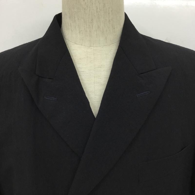 コムデギャルソンオム COMME des GARCONS HOMME スーツ スーツ IJ-10001M セットアップ ウール ジャケット パンツ 90s 90年代 ダブルスーツ M 無地 紺 / ネイビー /  メンズ USED 古着 中古 10149474