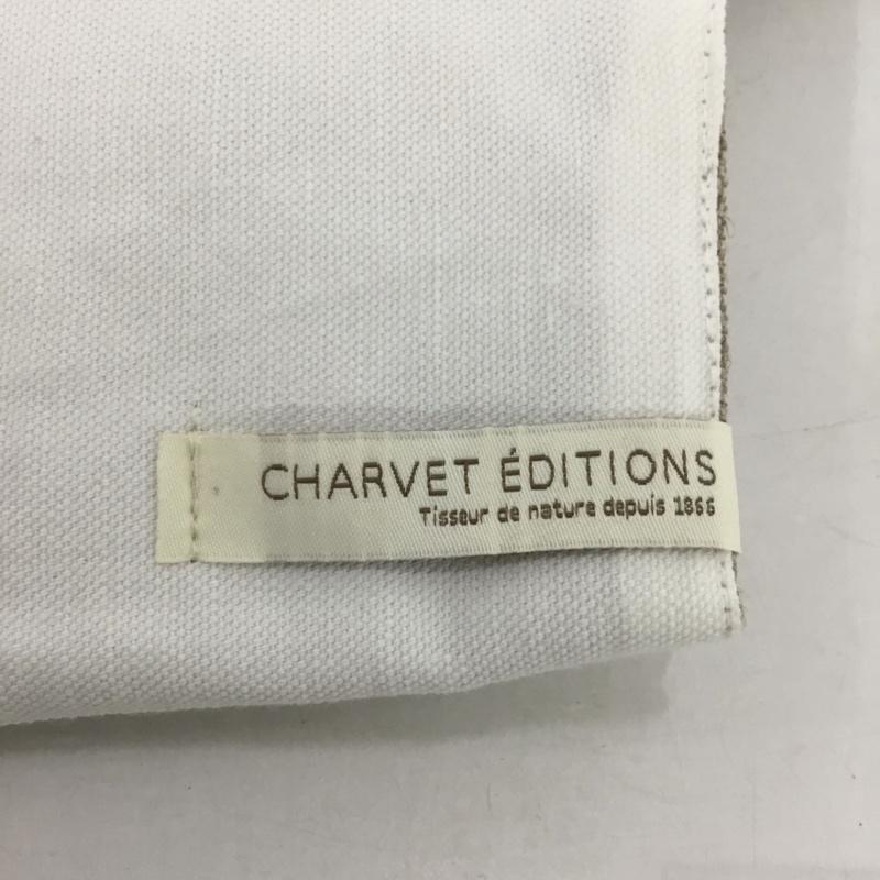 シャルベ エディション Charvet Editions トートバッグ トートバッグ フランス製 ロゴ、文字 白 / ホワイト / X ベージュ / ベージュ /  レディース USED 古着 中古 10149481