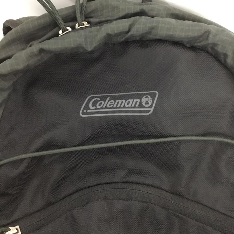 コールマン Coleman リュックサック、デイパック リュックサック、デイバッグ MAGIC LITE 15 ロゴ、文字 黒 / ブラック / X ダークグレー / ダークグレー /  メンズ USED 古着 中古 10149483