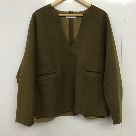 セレクトモカ select MOCA トップス トップス 30001109-3 キーネックオーバープルオーバー オーバーシルエット FREE 無地 カーキ / カーキ /  レディース USED 古着 中古 10149494
