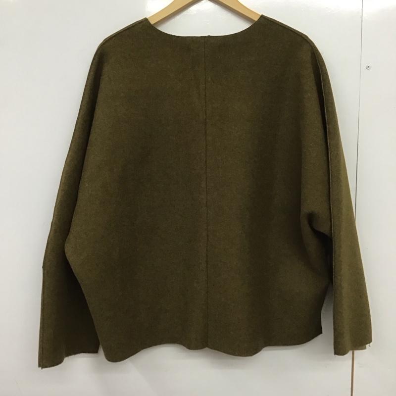 セレクトモカ select MOCA トップス トップス 30001109-3 キーネックオーバープルオーバー オーバーシルエット FREE 無地 カーキ / カーキ /  レディース USED 古着 中古 10149494