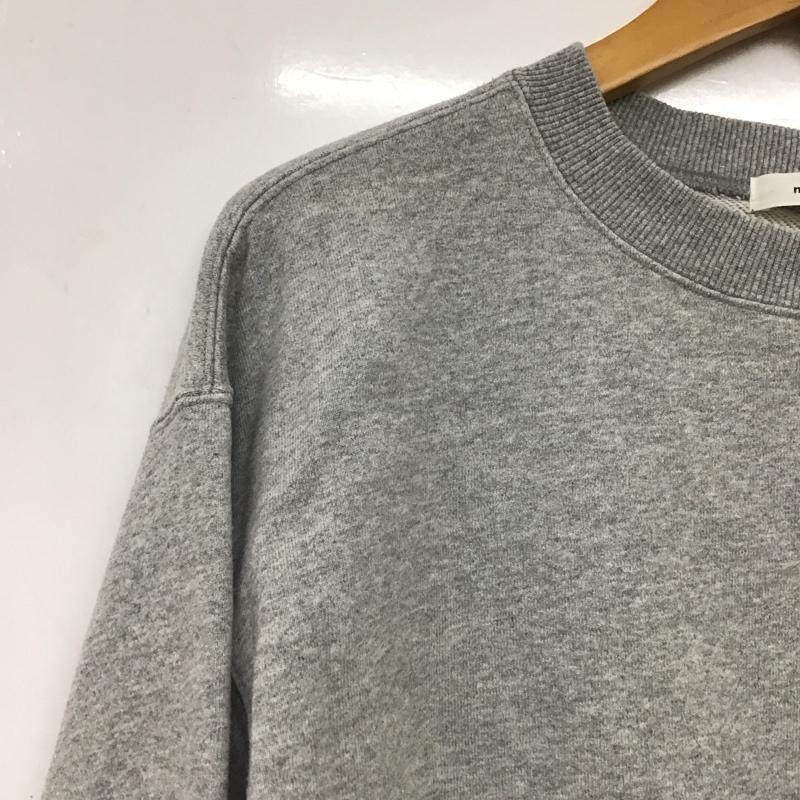 ニコアンド niko and... トレーナー 長袖 P215FD04AD she said that スウェット バックプリント M ロゴ、文字 灰 / グレー /  レディース USED 古着 中古 10149495