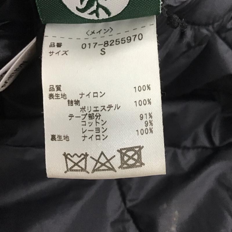 ナチュラルビューティーベーシック NATURAL BEAUTY BASIC ジャケット、上着 ジャケット、ブレザー 017-8255970 キルティングジャケット Vネック S 無地 紺 / ネイビー /  レディース USED 古着 中古 10149503