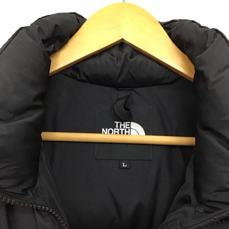 ザノースフェイス THE NORTH FACE ベスト ベスト nd92234 ヌプシジャケット ダウンジャケット アウター L ロゴ、文字 黒 / ブラック /  メンズ USED 古着 中古 10149508