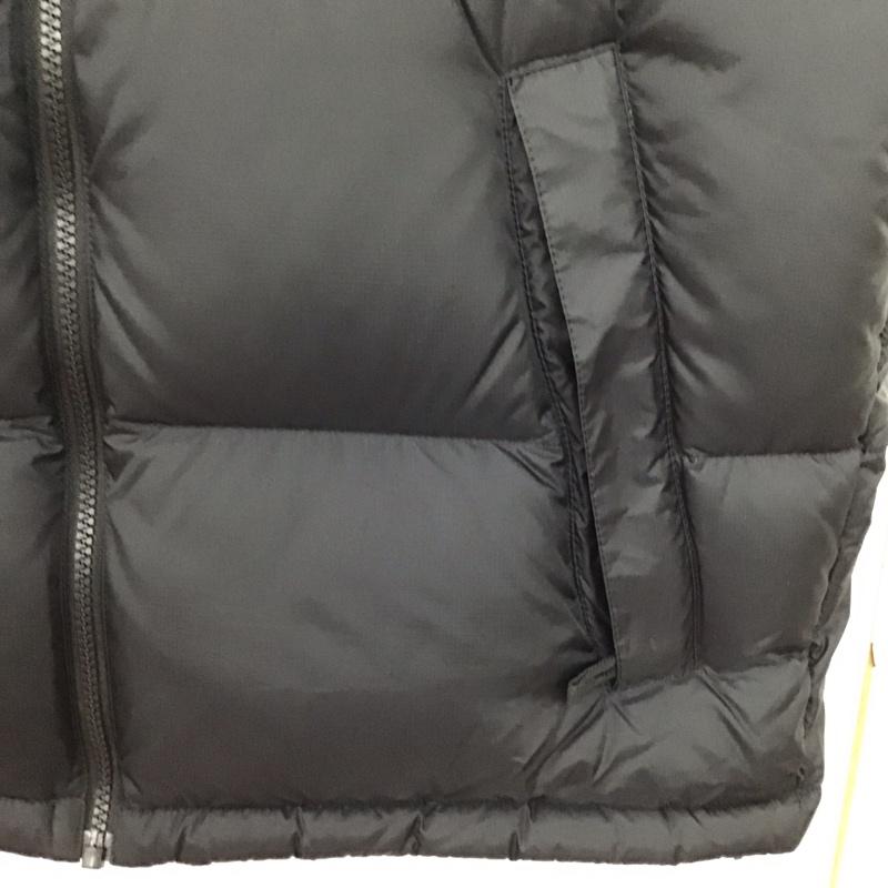 ザノースフェイス THE NORTH FACE ベスト ベスト nd92234 ヌプシジャケット ダウンジャケット アウター L ロゴ、文字 黒 / ブラック /  メンズ USED 古着 中古 10149508