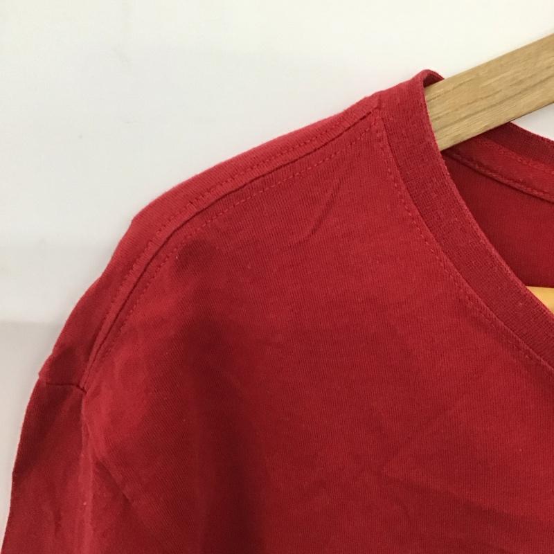 ナイキ NIKE Tシャツ 半袖 半袖カットソー プリントTシャツ クルーネックカットソー XXL プリント 赤 / レッド /  メンズ USED 古着 中古 10149513