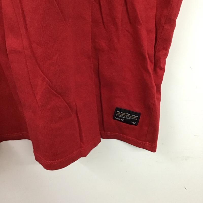 ナイキ NIKE Tシャツ 半袖 半袖カットソー プリントTシャツ クルーネックカットソー XXL プリント 赤 / レッド /  メンズ USED 古着 中古 10149513