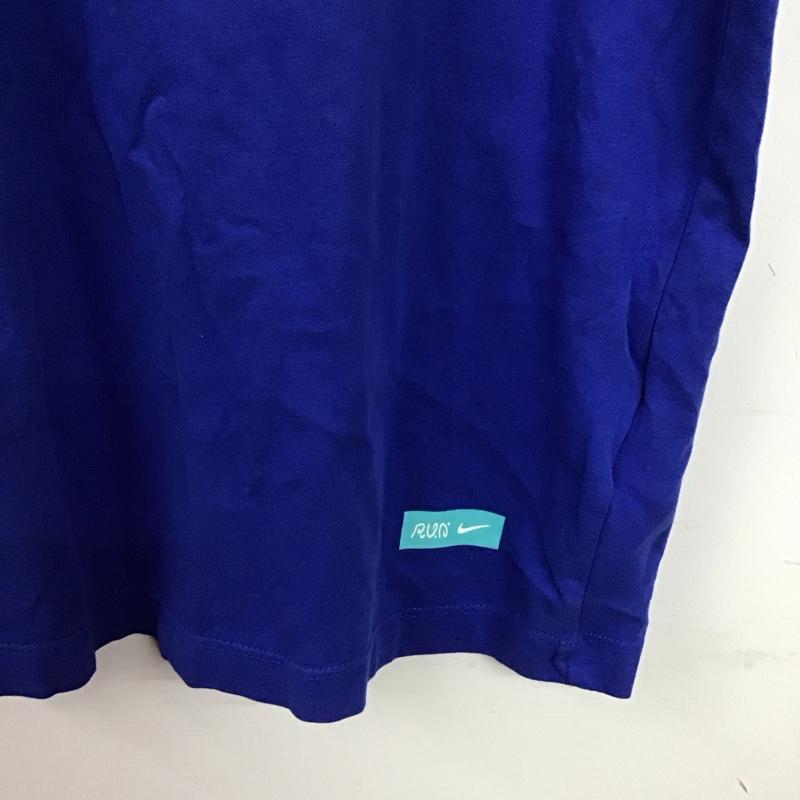 ナイキ NIKE Tシャツ 半袖 半袖カットソー プリントTシャツ クルーネックカットソー XXL プリント 青 / ブルー /  メンズ USED 古着 中古 10149514