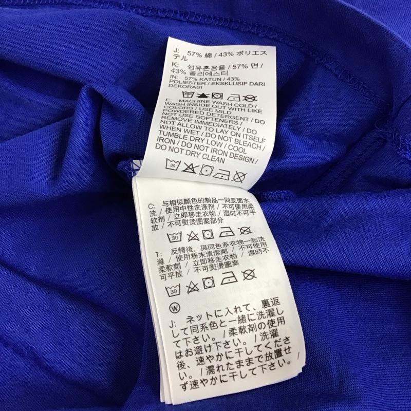 ナイキ NIKE Tシャツ 半袖 半袖カットソー プリントTシャツ クルーネックカットソー XXL プリント 青 / ブルー /  メンズ USED 古着 中古 10149514