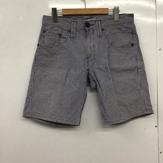 リーバイストラウスアンドコー Levi Strauss & co. パンツ ショートパンツ ショートパンツ ハーフパンツ カジュアルパンツ 32インチ ストライプ 白 / ホワイト / X 水色 / ライトブルー /  メンズ USED 古着 中古 10149521