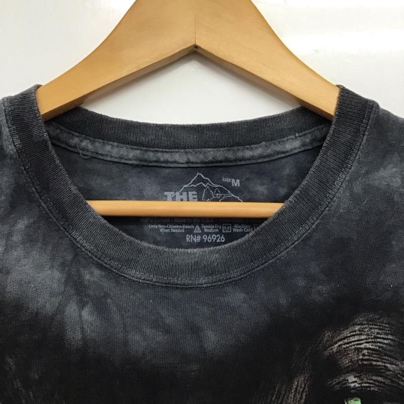 古着 USED Tシャツ 半袖 半袖カットソー プリントTシャツ クルーネックカットソー 古着 M プリント ダークグレー / ダークグレー /  メンズ USED 古着 中古 10149524