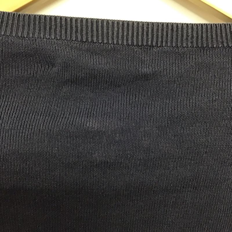 ポロラルフローレン POLO RALPH LAUREN ニット、セーター 長袖 長袖ニットカットソー Vネック セーター XL ロゴ、文字 紺 / ネイビー /  メンズ USED 古着 中古 10149525