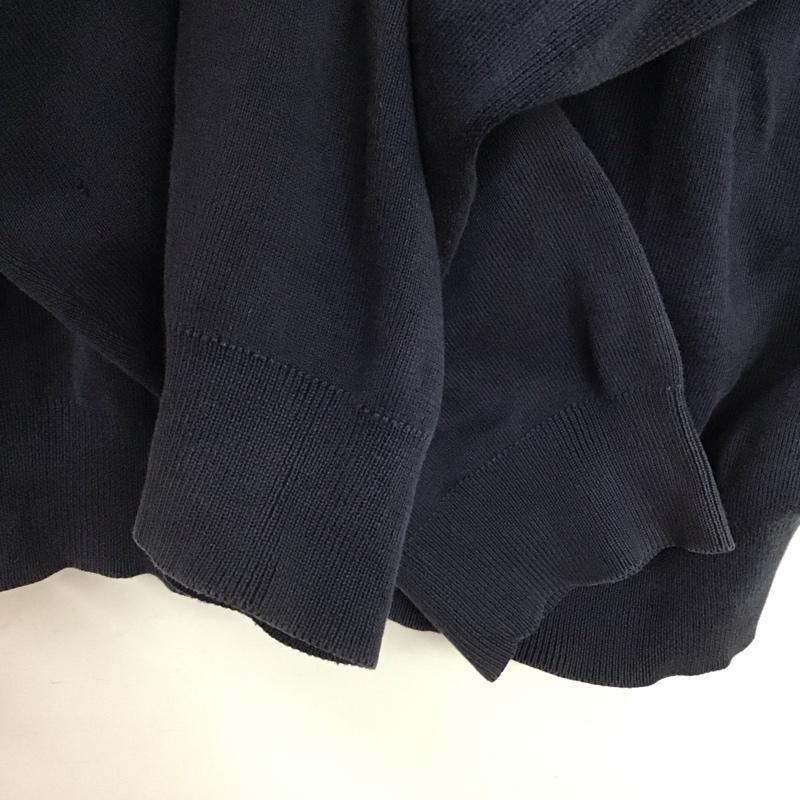 ポロラルフローレン POLO RALPH LAUREN ニット、セーター 長袖 長袖ニットカットソー Vネック セーター XL ロゴ、文字 紺 / ネイビー /  メンズ USED 古着 中古 10149525