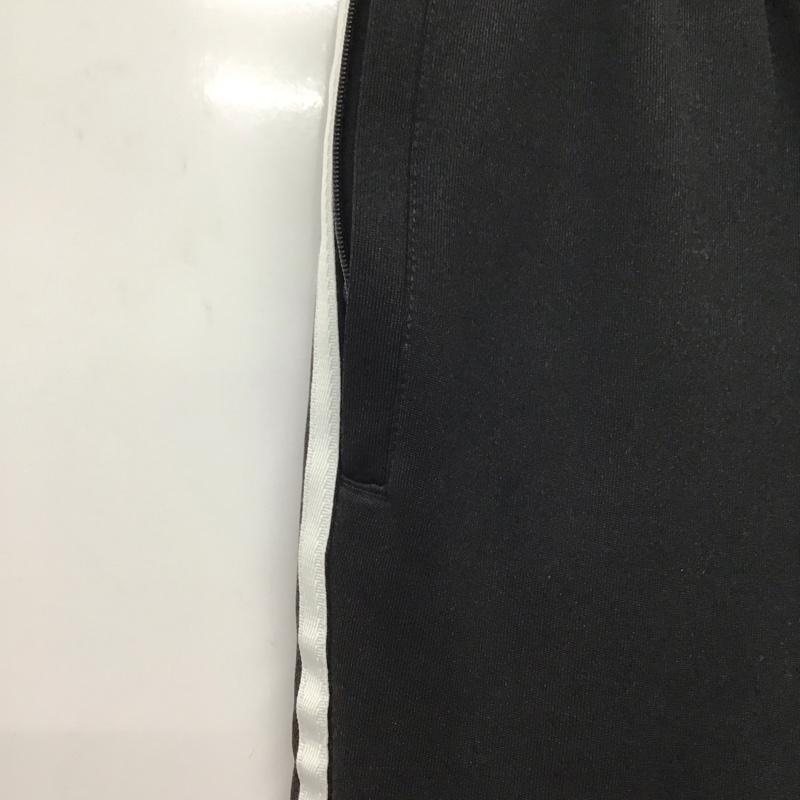 アディダス adidas パンツ ワークパンツ、ペインターパンツ ジャージパンツ ワイドパンツ カジュアルパンツ L ロゴ、文字 黒 / ブラック /  メンズ USED 古着 中古 10149537