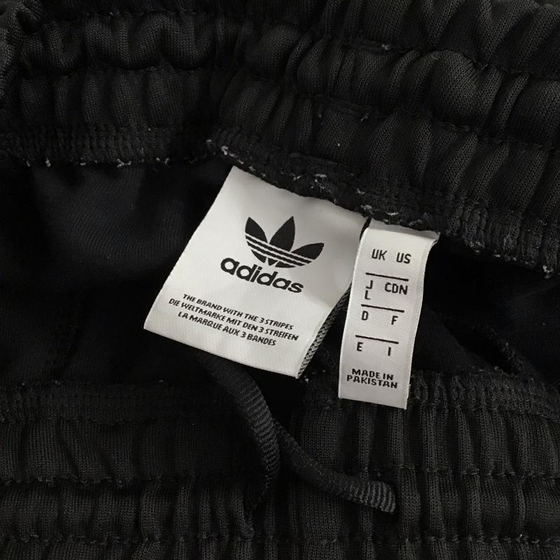 アディダス adidas パンツ ワークパンツ、ペインターパンツ ジャージパンツ ワイドパンツ カジュアルパンツ L ロゴ、文字 黒 / ブラック /  メンズ USED 古着 中古 10149537