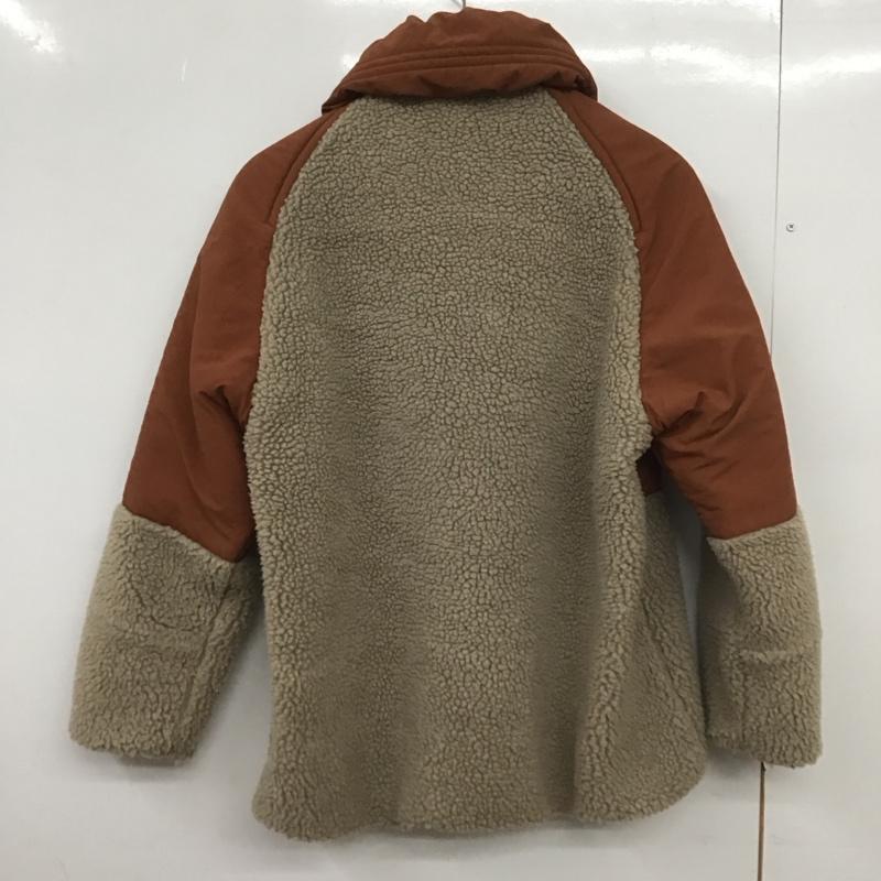 メルシーボークー mercibeaucoup, ジャケット、上着 ジャンパー、ブルゾン ジップアップジャケット ナイロンジャケット アウター S 無地 茶 / ブラウン / X ベージュ / ベージュ /  レディース USED 古着 中古 10149548