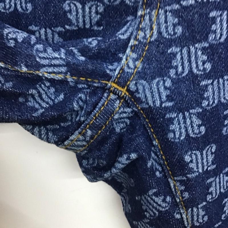 ジュエティ jouetie パンツ デニム、ジーンズ デニムパンツ スリムパンツ M 総柄 インディゴ / インディゴ /  レディース USED 古着 中古 10149549