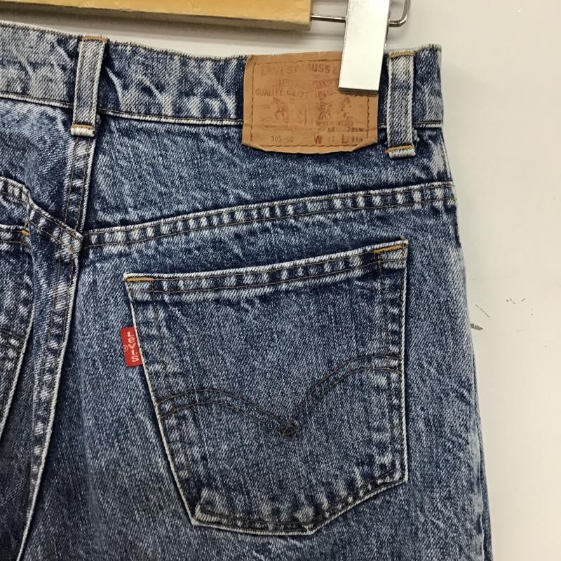 リーバイストラウスアンドコー Levi Strauss & co. パンツ デニム、ジーンズ デニムパンツ スリムパンツ カジュアルパンツ 90s 日本製 305-02 27インチ 無地 インディゴ / インディゴ /  レディース USED 古着 中古 10149551