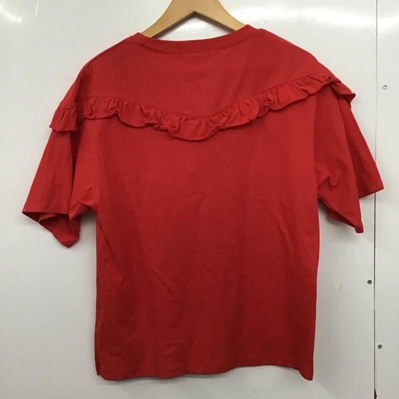 フリークスストア FREAK S STORE Tシャツ 半袖 半袖カットソー プリントTシャツ クルーネックカットソー FREE ロゴ、文字 赤 / レッド /  レディース USED 古着 中古 10149562
