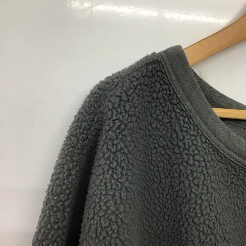 ナイキ NIKE トレーナー 長袖 fb8379-068 ナイキクラブシェルパWNTR LSクルー フリースプルオーバー XXL ロゴ、文字 灰 / グレー /  メンズ USED 古着 中古 10149576