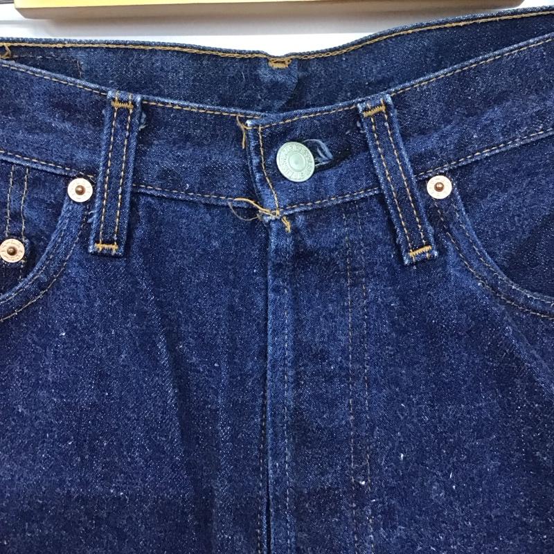 リーバイストラウスアンドコー Levi Strauss & co. パンツ デニム、ジーンズ デニムパンツ スリムパンツ カジュアルパンツ 90s 110周年 usa製 赤耳 29インチ 無地 インディゴ / インディゴ /  メンズ USED 古着 中古 10149584