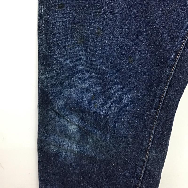 リーバイストラウスアンドコー Levi Strauss & co. パンツ デニム、ジーンズ デニムパンツ スリムパンツ カジュアルパンツ 90s 110周年 usa製 赤耳 29インチ 無地 インディゴ / インディゴ /  メンズ USED 古着 中古 10149584
