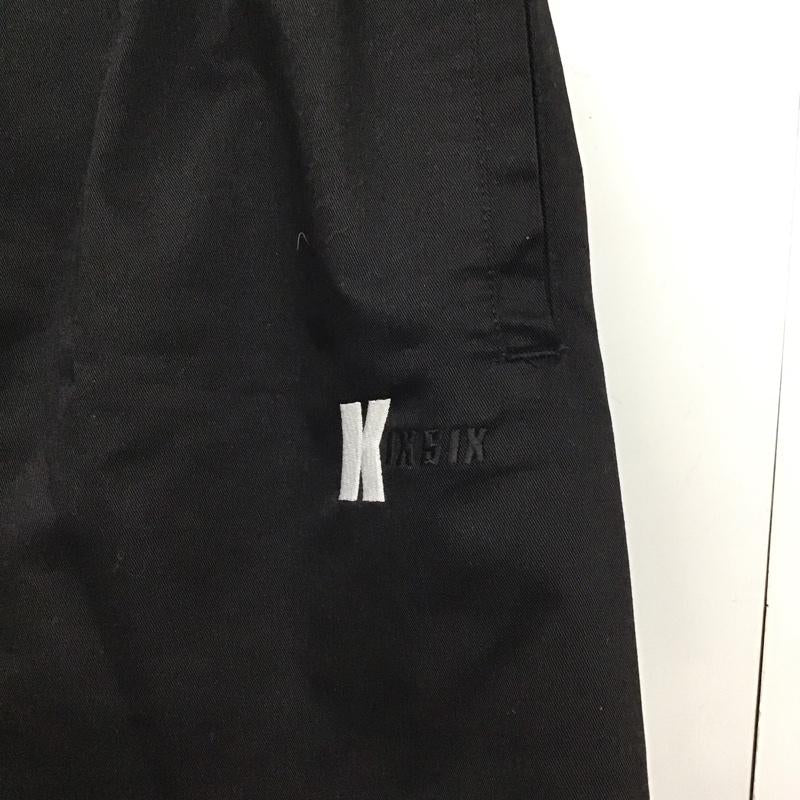 キックスシックス KIXSIX パンツ ワークパンツ、ペインターパンツ ワークパンツ ワイドパンツ カジュアルパンツ XL 無地 黒 / ブラック /  メンズ USED 古着 中古 10149585
