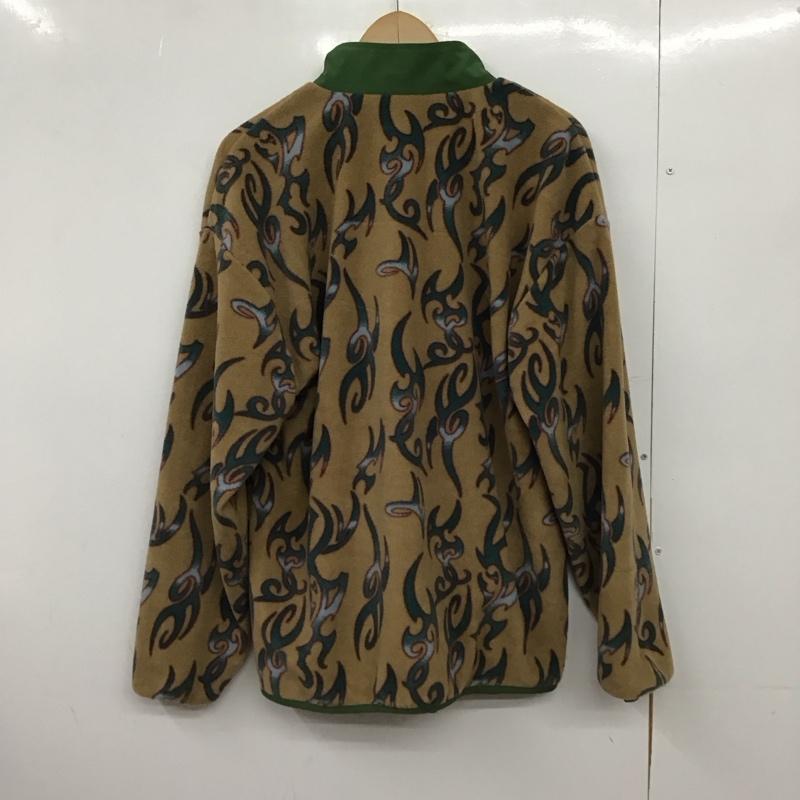 ハフ HUF ジャケット、上着 ジャンパー、ブルゾン フリースジャケット フロントボタン アウター ノーカラージャケット M プリント マルチカラー / マルチカラー /  メンズ USED 古着 中古 10149586