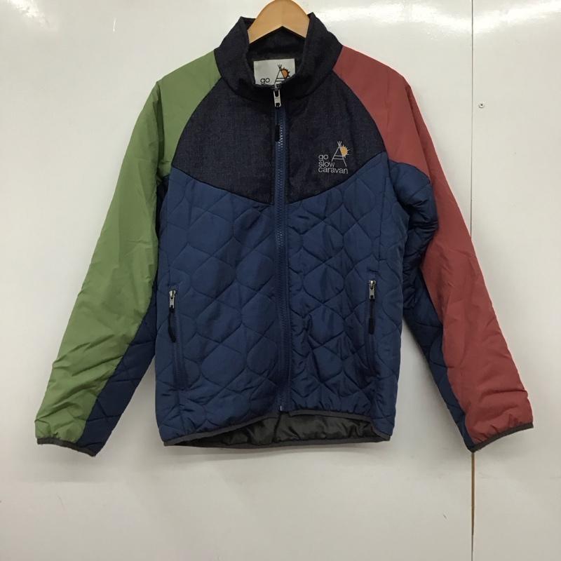 ゴースローキャラバン go slow caravan ジャケット、上着 ジャンパー、ブルゾン ジップアップジャケット アウター スタンドカラージャケット 1 ロゴ、文字 マルチカラー / マルチカラー /  メンズ USED 古着 中古 10149594