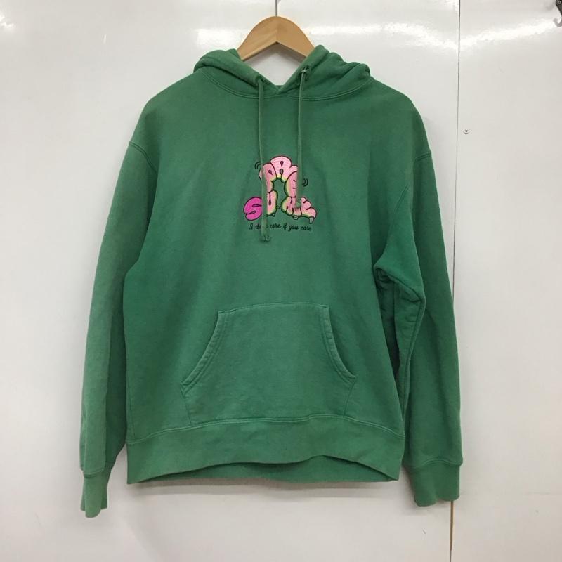 シュプリーム Supreme パーカー 長袖 21SS Don tCareHoodedSweatshirt 長袖パーカー S ロゴ、文字 緑 / グリーン /  メンズ USED 古着 中古 10149597