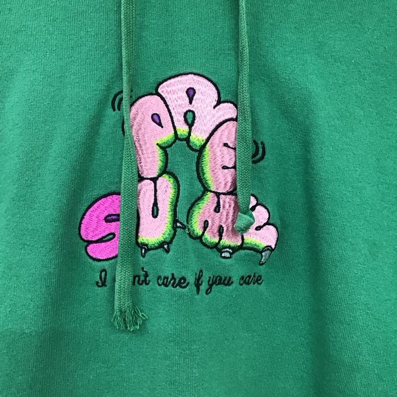 シュプリーム Supreme パーカー 長袖 21SS Don tCareHoodedSweatshirt 長袖パーカー S ロゴ、文字 緑 / グリーン /  メンズ USED 古着 中古 10149597