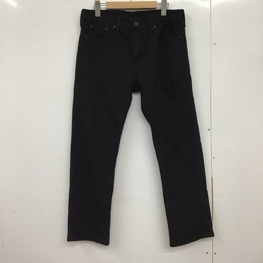 リーバイストラウスアンドコー Levi Strauss & co. パンツ デニム、ジーンズ デニムパンツ スリムパンツ カジュアルパンツ ストレッチパンツ 31インチ 無地 黒 / ブラック /  メンズ USED 古着 中古 10149602