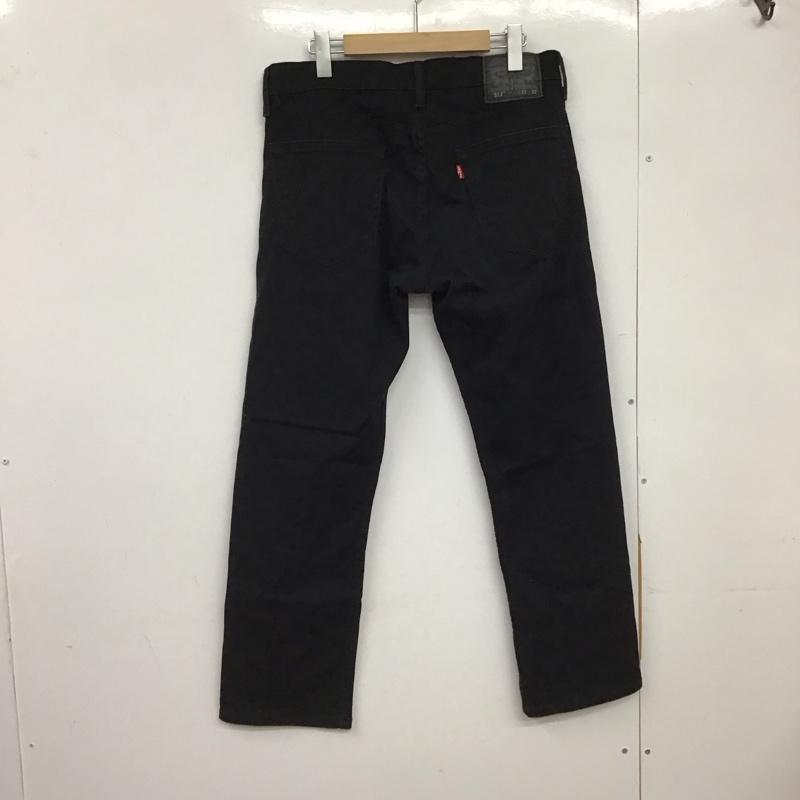 リーバイストラウスアンドコー Levi Strauss & co. パンツ デニム、ジーンズ デニムパンツ スリムパンツ カジュアルパンツ ストレッチパンツ 31インチ 無地 黒 / ブラック /  メンズ USED 古着 中古 10149602