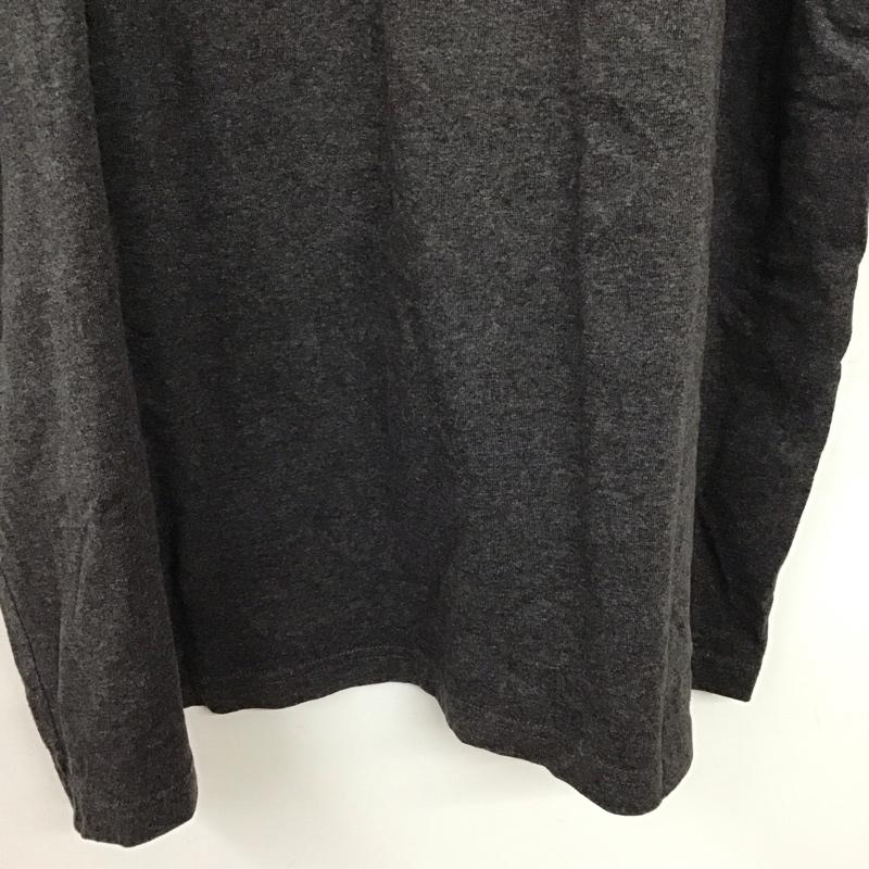 カーハート Carhartt Tシャツ 半袖 半袖カットソー プリントTシャツ ヘンリーネックカットソー XL ロゴ、文字 ダークグレー / ダークグレー /  メンズ USED 古着 中古 10149609