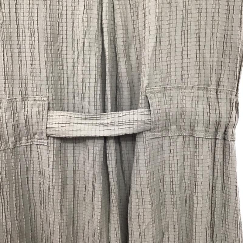 アズールバイマウジー AZUL BY MOUSSY ワンピース ロングスカート 250eab33-145f 2WAYGILLETONEPIECE フロントボタン S ストライプ カーキ / カーキ /  レディース USED 古着 中古 10149626