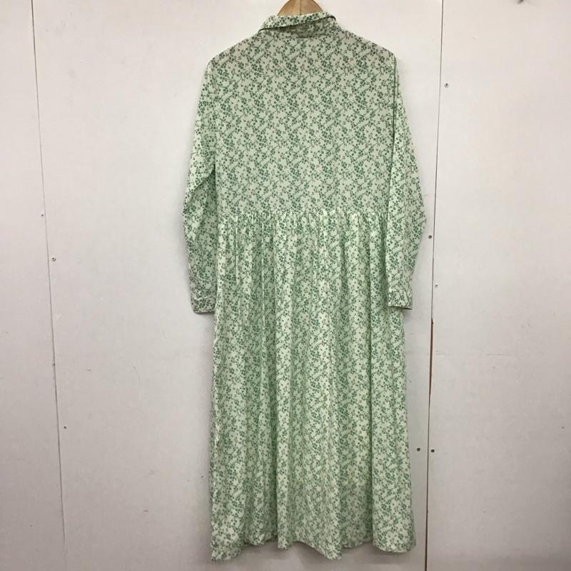 マウジー MOUSSY ワンピース ロングスカート 010fs230-2170 22SS RIBBONTIEFLORALDRESS 1 総柄 緑 / グリーン /  レディース USED 古着 中古 10149628