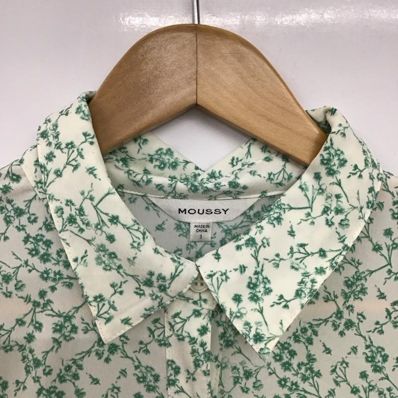 マウジー MOUSSY ワンピース ロングスカート 010fs230-2170 22SS RIBBONTIEFLORALDRESS 1 総柄 緑 / グリーン /  レディース USED 古着 中古 10149628